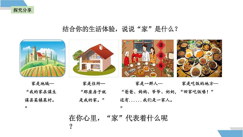 4.1 家的意味 课件-2024-2025学年统编版道德与法治七年级上册第3页