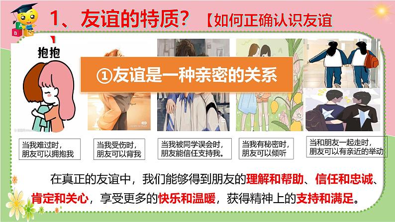 6.1 友谊的真谛 课件-2024-2025学年统编版道德与法治七年级上册第7页