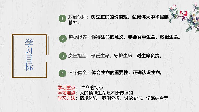 8.1 认识生命 【课件】2024-2025学年七年级 上册道德与法治 统编版2024)02