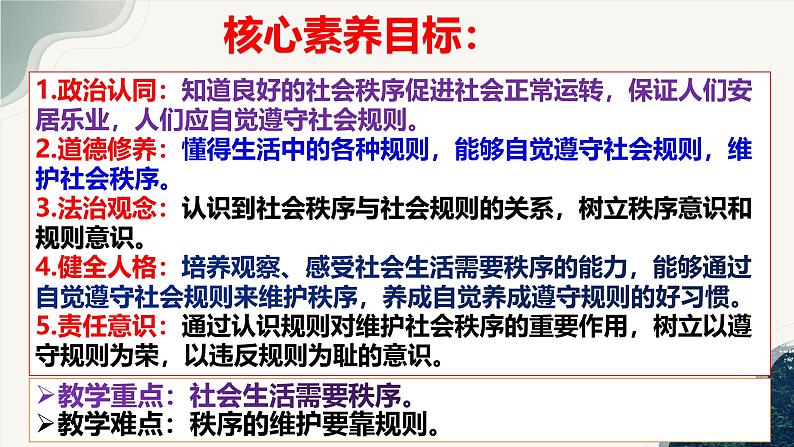 3.1 维护秩序 课件-2024-2025学年统编 版道德与法治八年级上册第3页