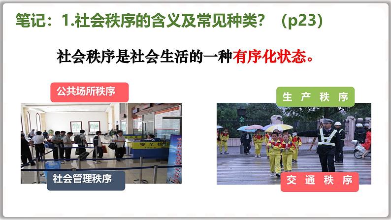 3.1 维护秩序 课件-2024-2025学年统编版道德与法 治八年级上册第6页