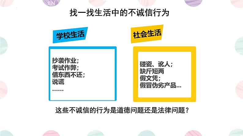 4.3 诚实守信 课件- 2024-2025学年统编版道德与法治八年级上册02