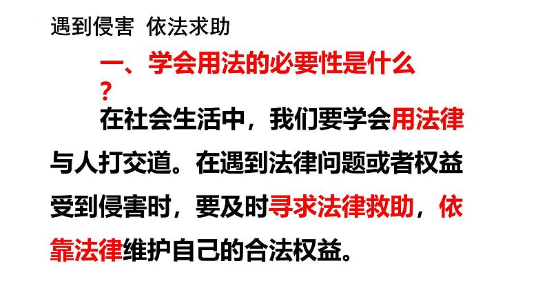 5.3 善用法律 课件-2024-2025学年统编版道与法治八年 级上册第8页
