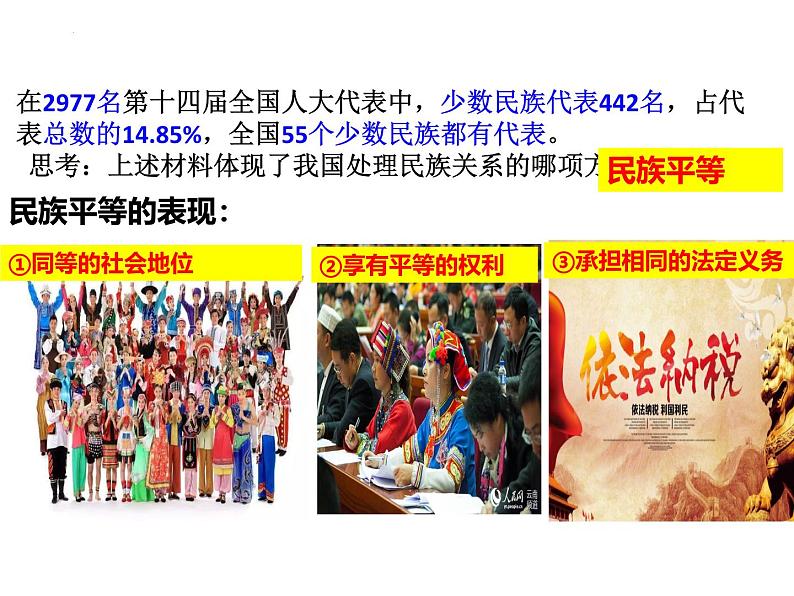 7.1促进民族团结课件-2024-2025学年统编版道德与法治九年级上册第5页