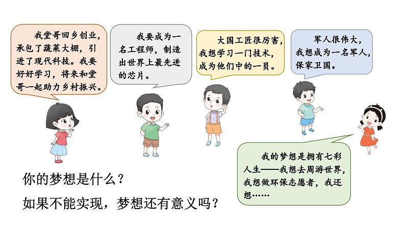 初中道德与法治新人教版七年级上册第一单元第3课第1课时《做有梦想的少年》教学课件(2024秋)第3页