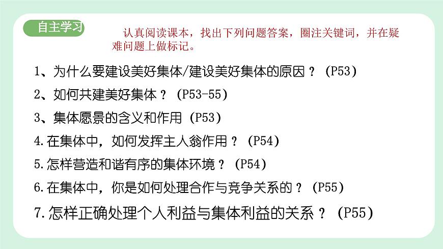 7.2《共建美好集體》2024-2025學年七年級道德與法治課件第4頁