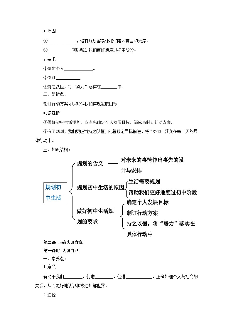 【公开课】新统编版初中道法7上2024-2025学年度上学期期中复习课件+教学设计+期中试卷(含答案解析)03