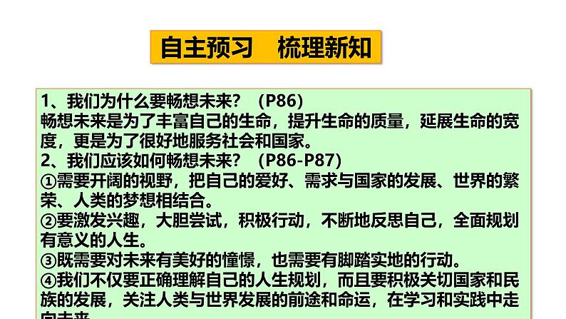 人教版道德与法治九下第七课《走向未来》课件第4页