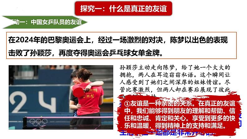 6.1 友谊的真谛 同步 课件-2024-2025学年统编版道德与法治七年级上册第4页