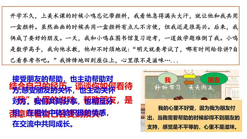 6.1 友谊的真谛 同步 课件-2024-2025学年统编版道德与法治七年级上册第7页