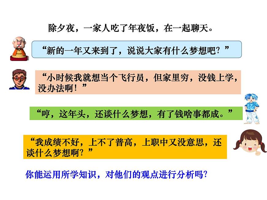 人教版初中道德與法治七年級(jí)上冊(cè)第一單元第一課《少年有夢(mèng)》課件第6頁(yè)