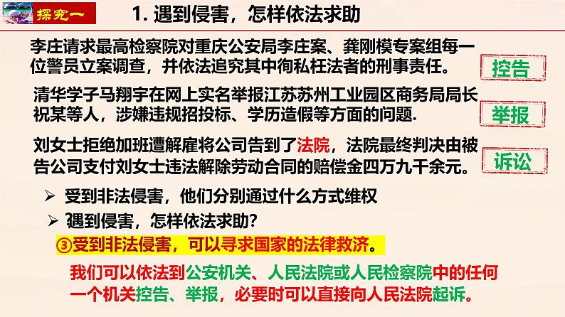 5.3 善用法律 同步课件-2024-2025学年统编版道德与法治八年级上册第7页