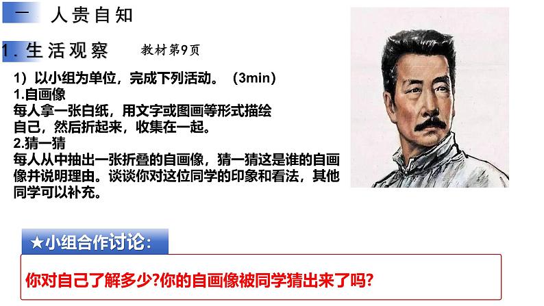 2.1 认识自己 课件(同步课件)-2024-2025学年统编版道德与法治七年级上册第7页
