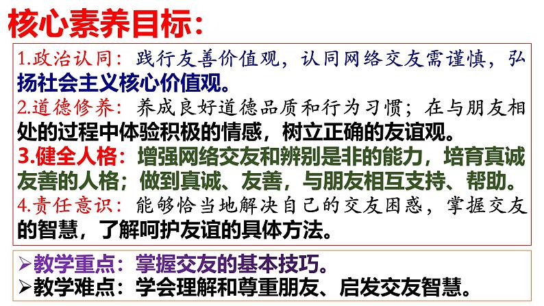 6.2 交友的智慧(同步课件)-2024-2025学年统编版道德与法治七年级上册第4页