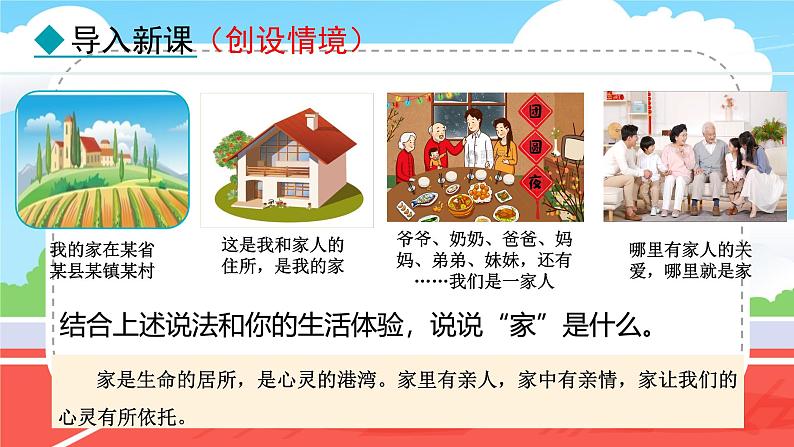 24秋 道德与法治 七年级上册【教学课件】 2. 第二单元 成长的时空 4.1 家的意味03