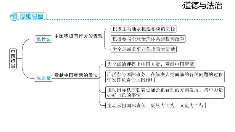 2024-2025学年道德与法治部编版九年级下册3.1 中国担当 课件第5页