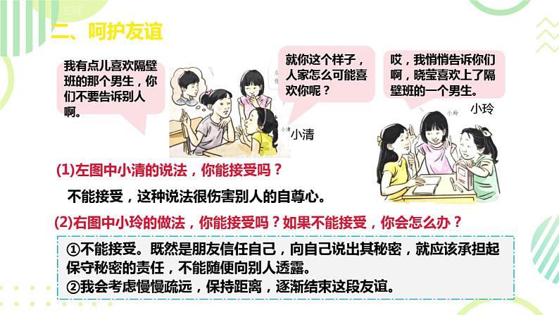 6.2 交友的智慧 2024-2025学年部编版道德与法治七年级上册课件第8页