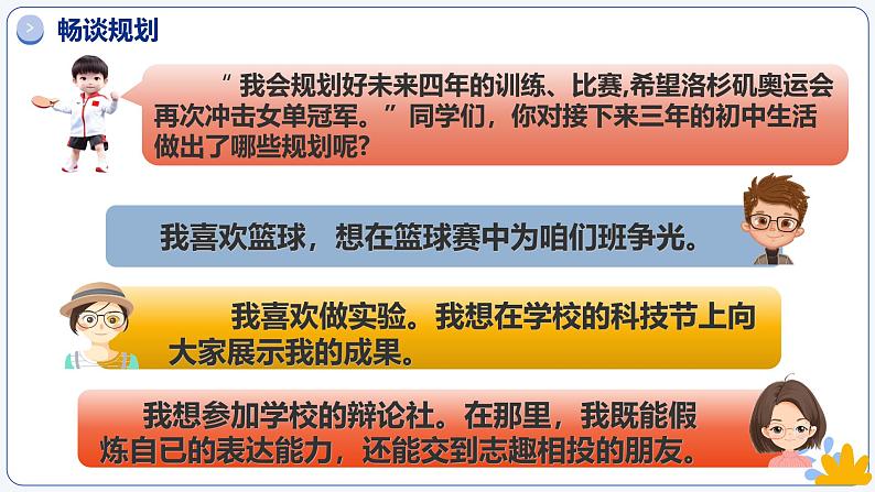 (统编版2024)七年级道德与法治上册1.2规划初中生活 课件第5页