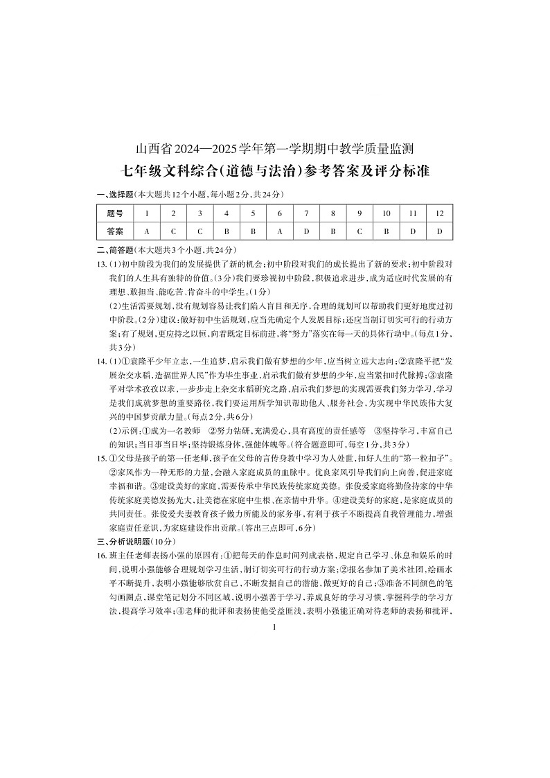 答案第1页