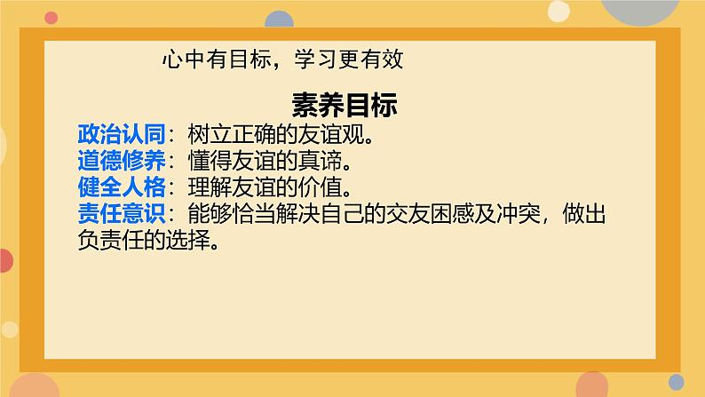 初中道德与法治人教版2024七年级上册 第二单元 成长的时空第六课 友谊之树常青 友谊的真谛 课件第2页