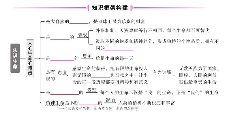 初中道德与法治新人教版七年级上册第三单元第八课《生命可贵》作业课件(共2课时)(2024秋)03