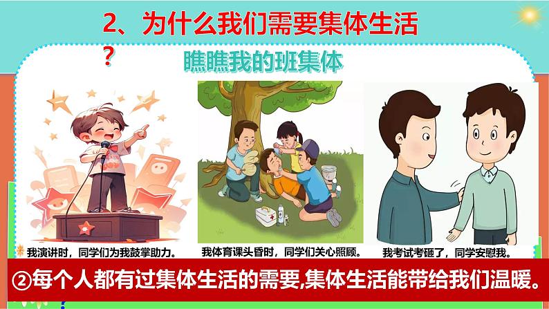 部编版2024七年级上册道德与法治 7.1 集体生活成就我(课件)含视频第8页