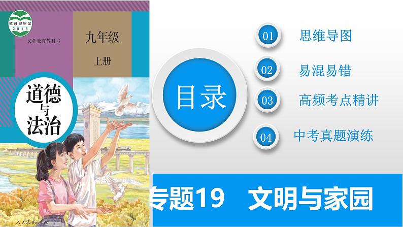 2025年中考道德与法治一轮复习考点精讲课件专题19 文明与家园(含答案)02