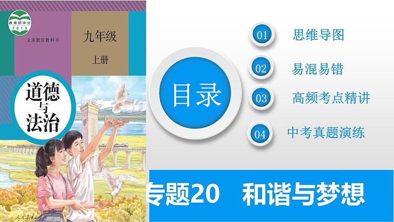 2025年中考道德与法治一轮复习考点精讲课件专题20 和谐与梦想(含答案)第2页