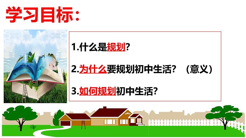 2024年秋初中道德与法治七年级上册同步课件:1.2 规划初中生活04