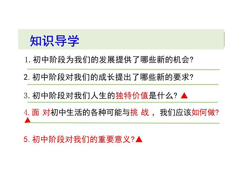 1.1 奏响中学序曲 课件---2024-2025学年七年级道德与法治上册 (统编版2024)第2页