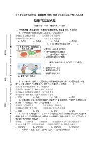 江苏省盐城市东台市第一教育联盟2024-2025学年七年级上学期12月月考道德与法治试题