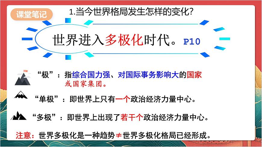 人教部編版道法九下 1.2  《復雜多變的關系》  課件第7頁