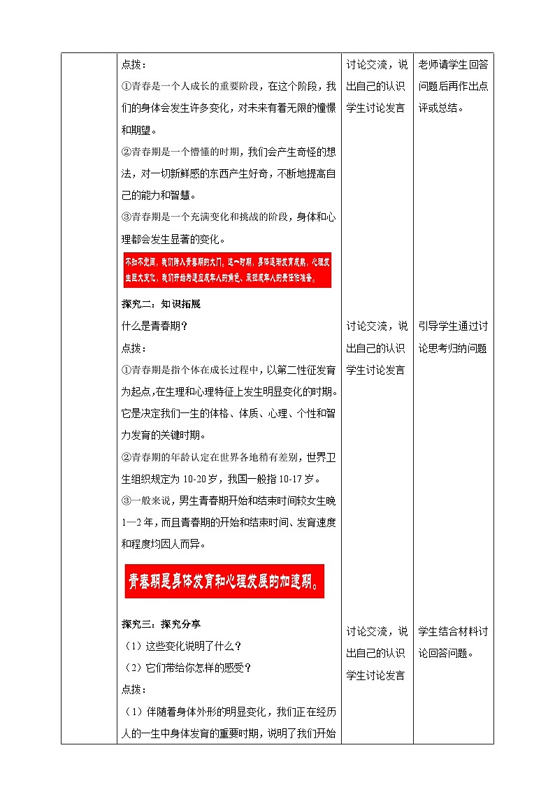 7.1.1《青春的邀约》教学设计(核心素养目标)第2页