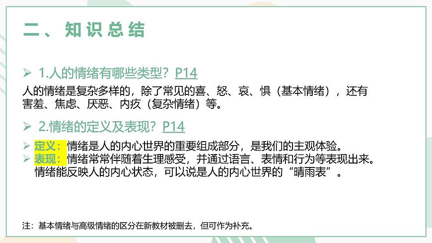 【核心素養(yǎng)目標(biāo)】部編版（2024）七年級下冊 2.1 揭開情緒的面紗（課件）第7頁