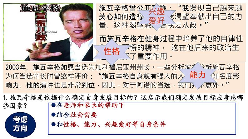 初中 政治 (道德与法治) 人教版(2024) 七年级上册(2024)规划初中生活 课件第7页
