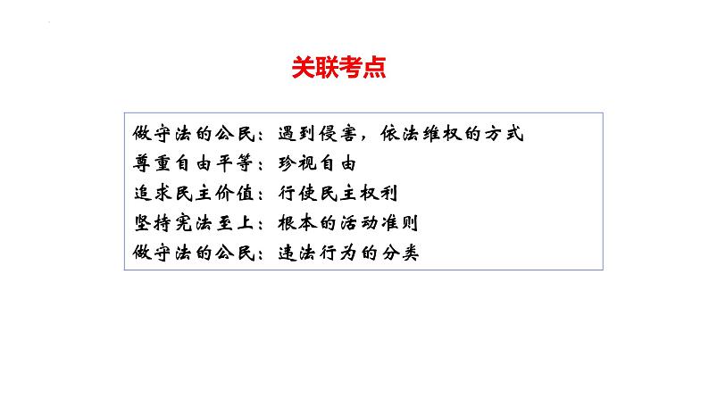 专题19 理解权利义务--中考道德与法治一轮复习全考点精讲课件(全国通用)第6页