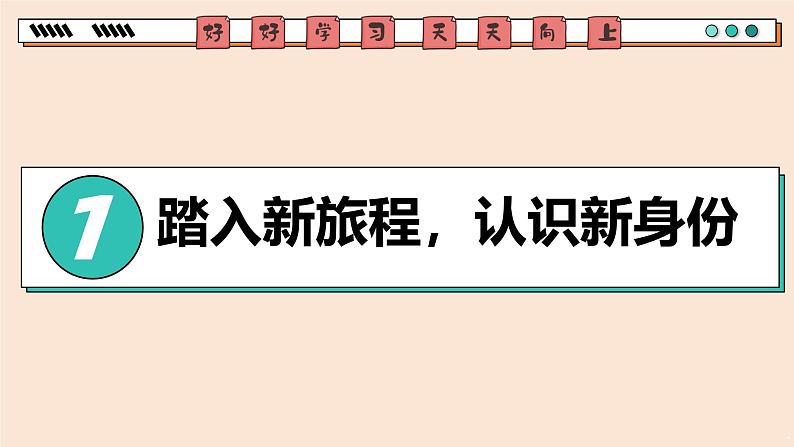 初中 政治 (道德与法治) 人教版(2024) 七年级上册(2024) 奏响中学序曲 课件第4页