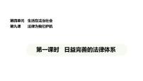 人教版（2024）七年級(jí)下冊(cè)（2024）日益完善的法律體系授課課件ppt