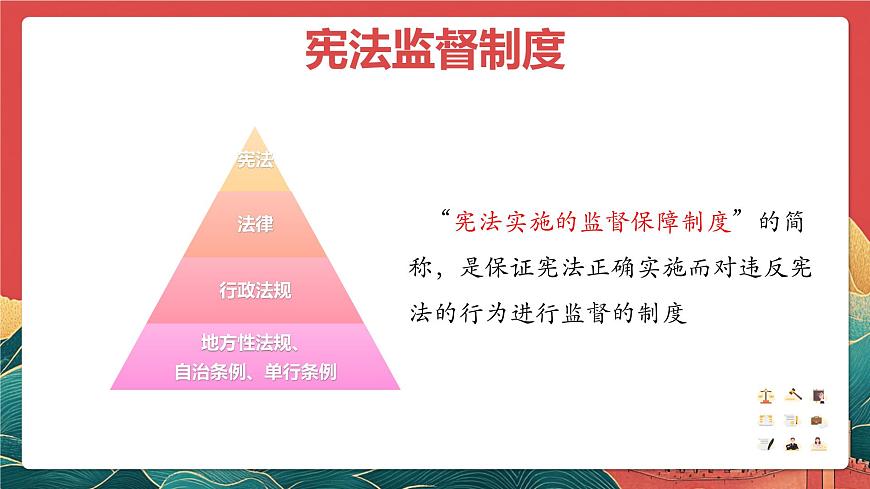 人教部編版（五四制）道法八下2.2《加強(qiáng)憲法監(jiān)督》課件第8頁(yè)