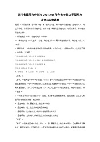 2024-2025學(xué)年四川省德陽(yáng)市什邡市七年級(jí)上學(xué)期期末道德與法治道德與法治試卷（解析版）