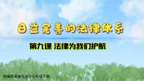 初中人教版（2024）第四單元 生活在法治社會第九課 法律為我們護(hù)航日益完善的法律體系集體備課ppt課件