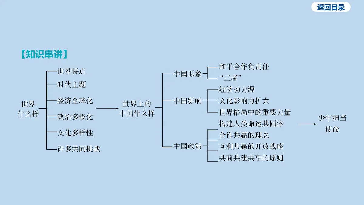 09-九年级下册-第一单元 我们共同的世界课件-2025年中考道德与法治一轮复习第1页