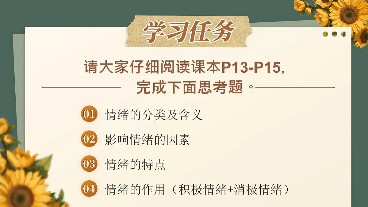 2.1《揭开情绪的面纱》课件-2024-2025学年统编版道德与法治七年级下册第6页