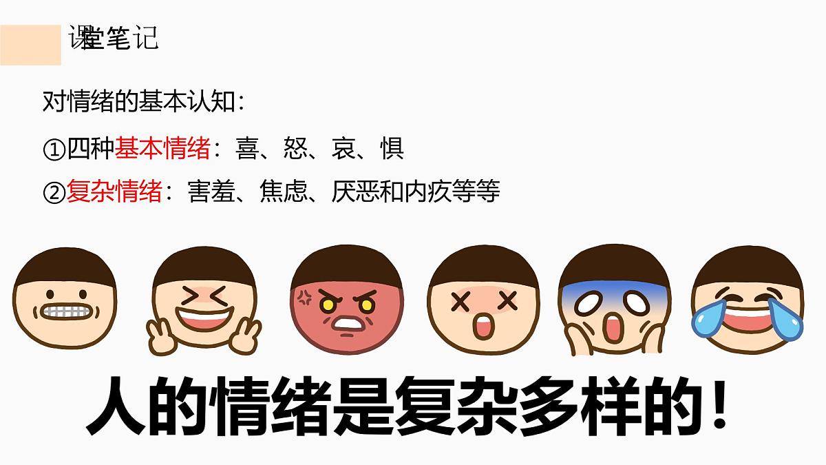 2.1 揭开情绪的面纱 课件-2024-2025学年统编版道德与法治七年级下册第4页