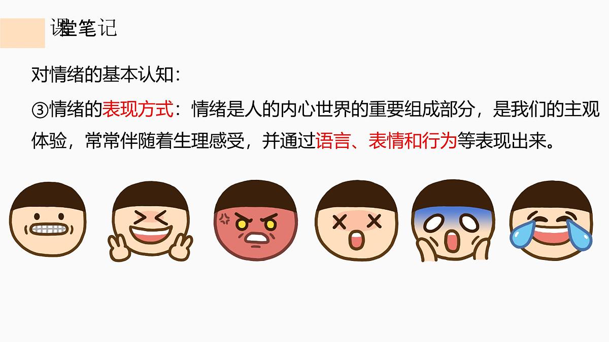 2.1 揭开情绪的面纱 课件-2024-2025学年统编版道德与法治七年级下册第6页