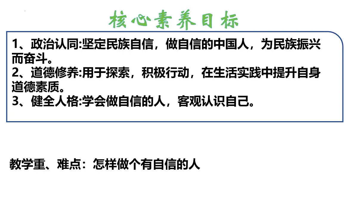 4.2 做自信的人 课件- 2024-2025学年统编版道德与法治七年级下册第4页