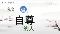 政治 (道德与法治)七年级下册（2024）做自尊的人背景图ppt课件