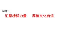（人教版  PPT+word）專題三　匯聚榜樣力量　厚植文化自信 2025年湖北省中考道德與法治熱點(diǎn)專題解讀與精練