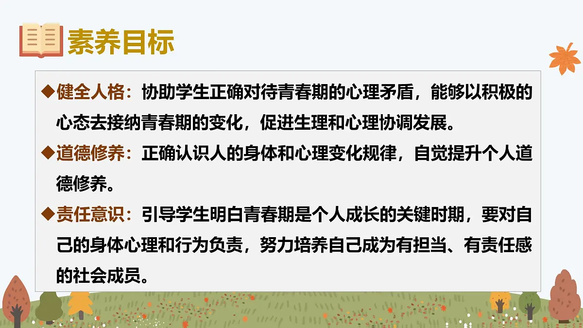 1.1 青春的邀约——初中道德与法治统编版(2024)七年级下册教学课件第2页
