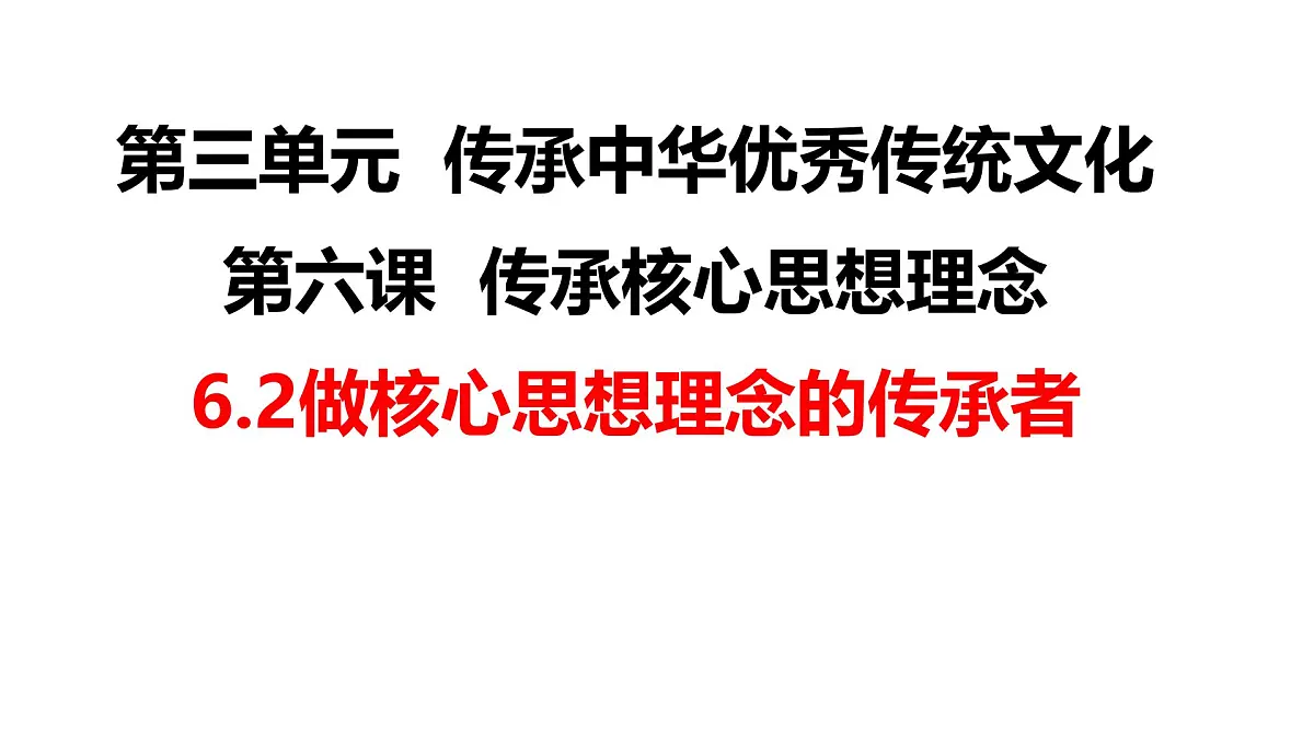 6.2做核心思想的传承者-课件-2024-2025学年统编版道德与法治七年级下册第4页